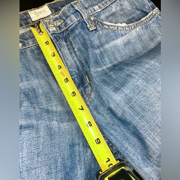 HUDSON Jeans Skylar Relaxed Straight Dist. Skinny Jeans in Angeleno Size 29 EUC - Picture 15 of 16